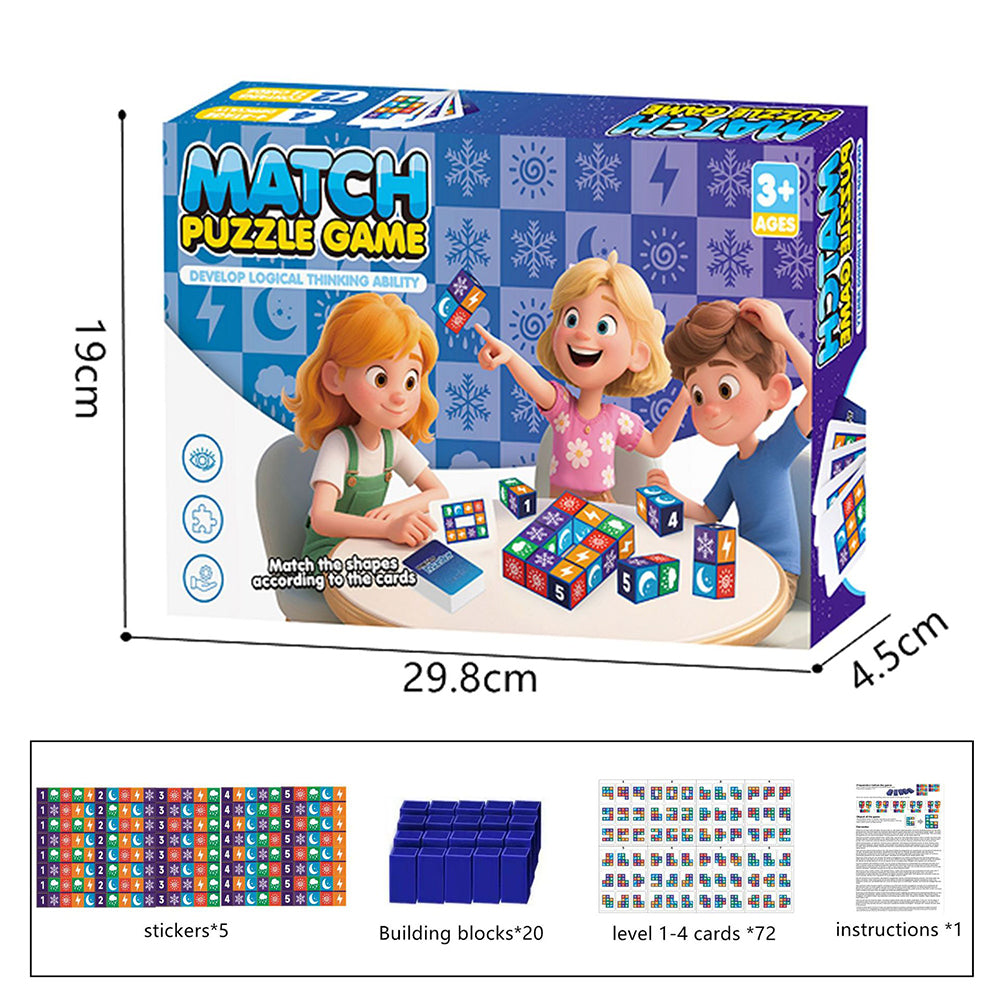 Pattern Matching Puzzle Games for Logic Training Toys
