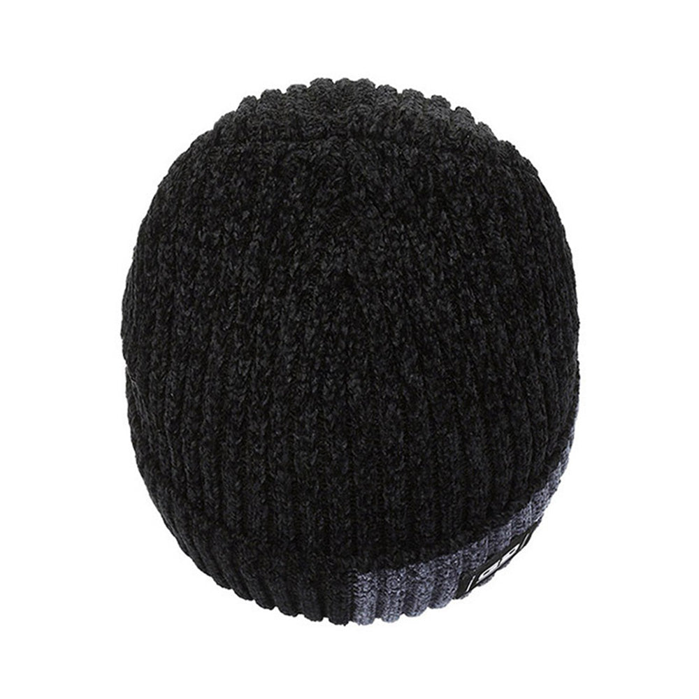 Unisex Winter Knitted Hat Thick Warm Beanie Ski Cap Skull Cap For Guys