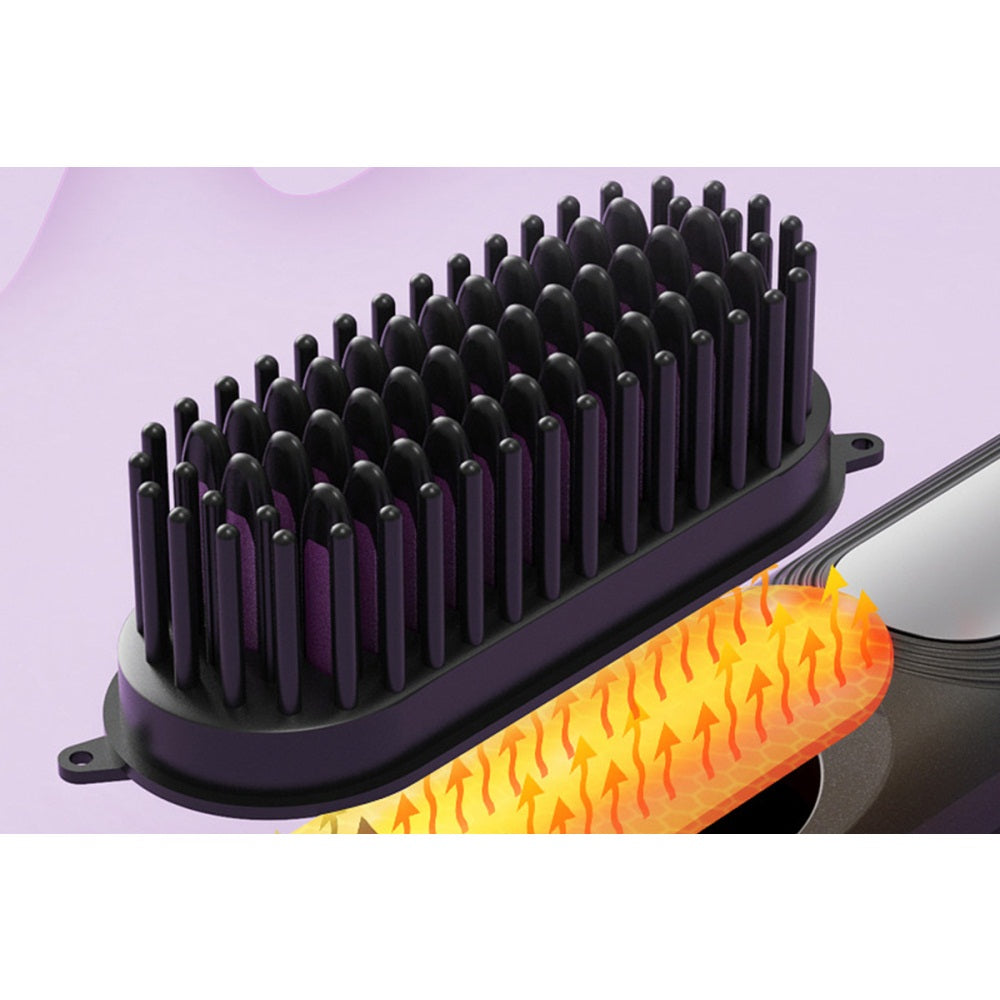 Portable Rechargeable Wireless Hair Straightener Comb