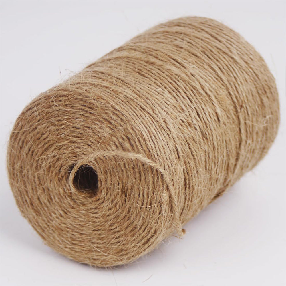 Natural Jute Twine String for Crafting Gardening Gift Wrapping Macrame DIY Home Decor