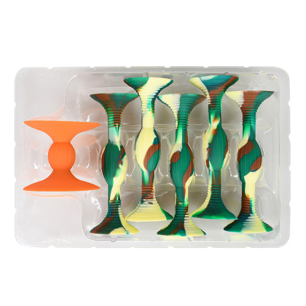 Silicone Darts Game Set with Suction Cup Darts and Double Sided Target Toy for Indoor Outdoor Throwing Games