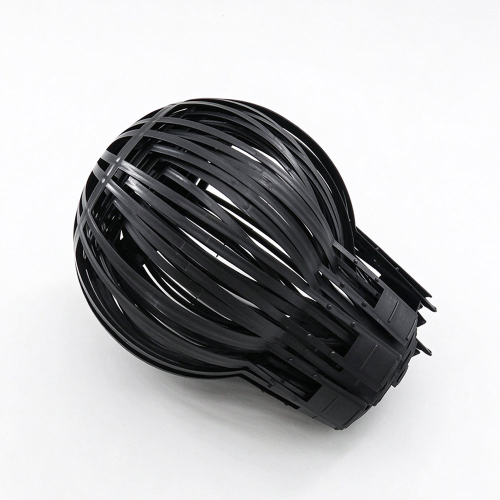 4 Pack Thick Round Mesh Gutter Downspout Guards for Leaves and Debris