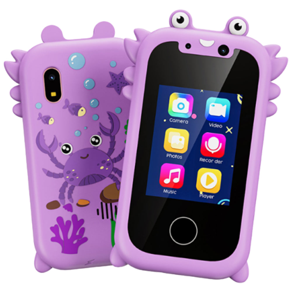 Kids Smart Phone Toy With Dual Camera Touchscreen Toy Phones For Kids With 512MB Card