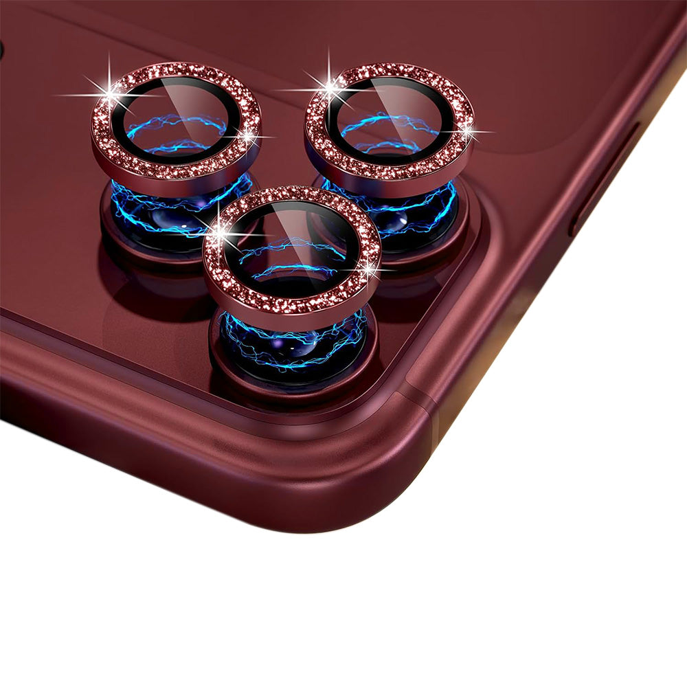Glitter Camera Lens Film Multi Color Available for Smartphone-Wine Red