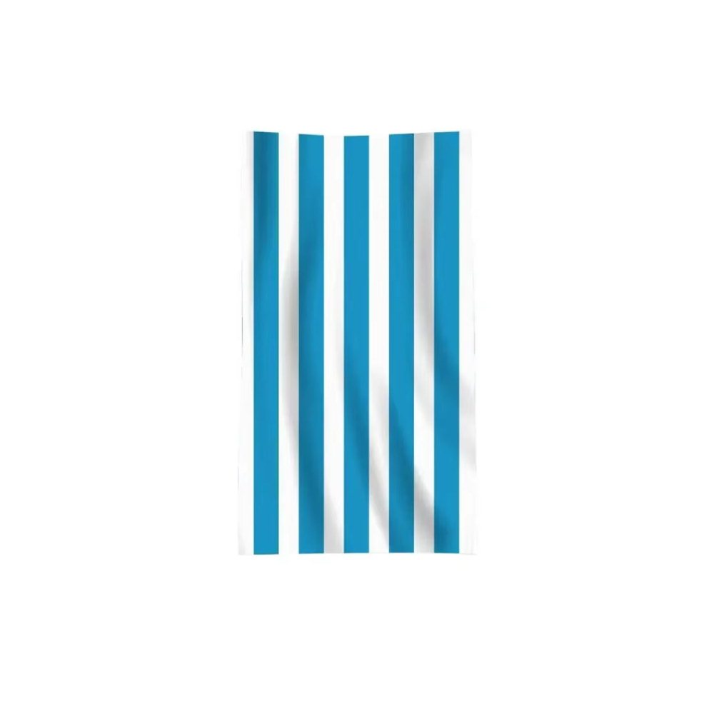 Quick Dry Striped Beach Towel – Absorbent and Ideal for Travel!