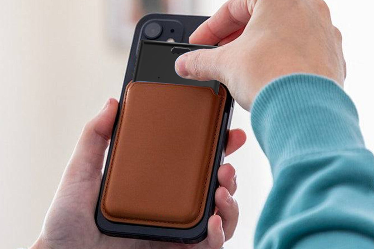 Slim Bluetooth Tracker Locator Tag Wallet Tracker Card GPS Item Finder Compatible with Apple Find My