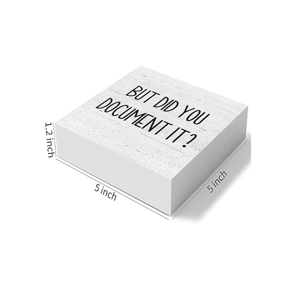 But Did You Document It Wooden Box Sign Funny Decorative Sign Shelf