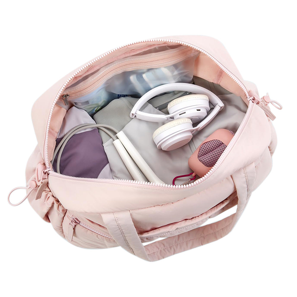 Womens Travel Gym Duffle Bag with Wet Pocket Carry-On Weekender
