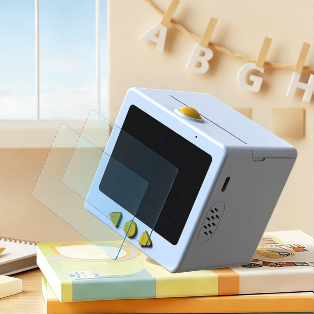 AI Voice Thermal Mini Inkless Sticker Printer with 24inch Screen