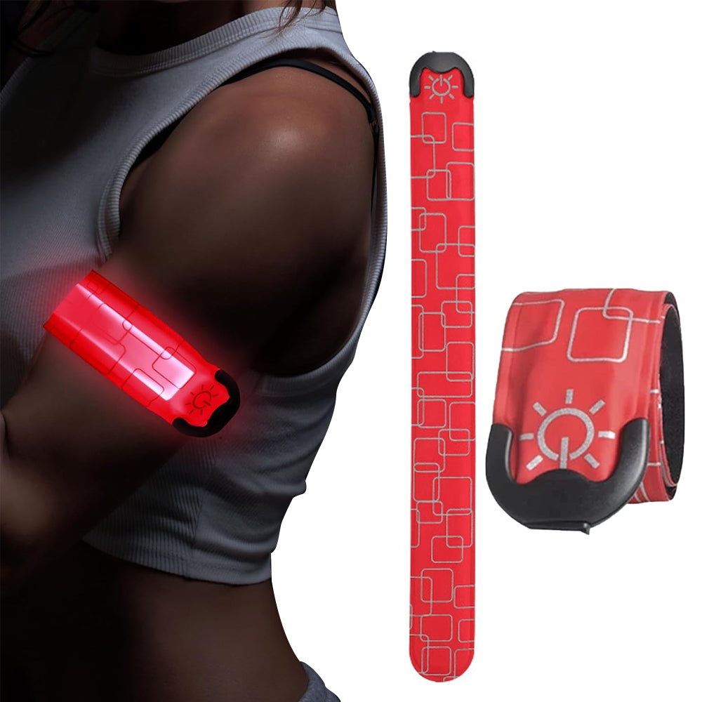 Reflective LED Light Armband Safety Belt Night Running Cycling Arm Band