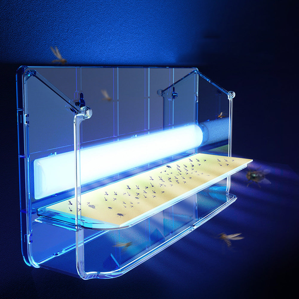Mosquito Killer Lamp USB Sticky Trap with 20Pcs Sticky Traps LED Mosquito Lamp Adhesive Mosquito Lamp