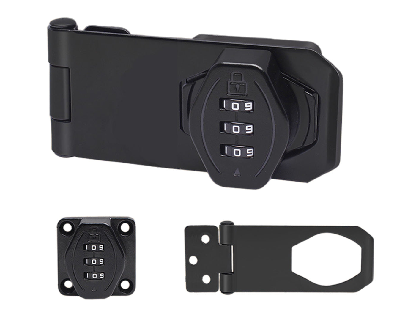 Twist Knob Keyless Cabinet Lock 3-Digit Password Combination Code Latch Lock