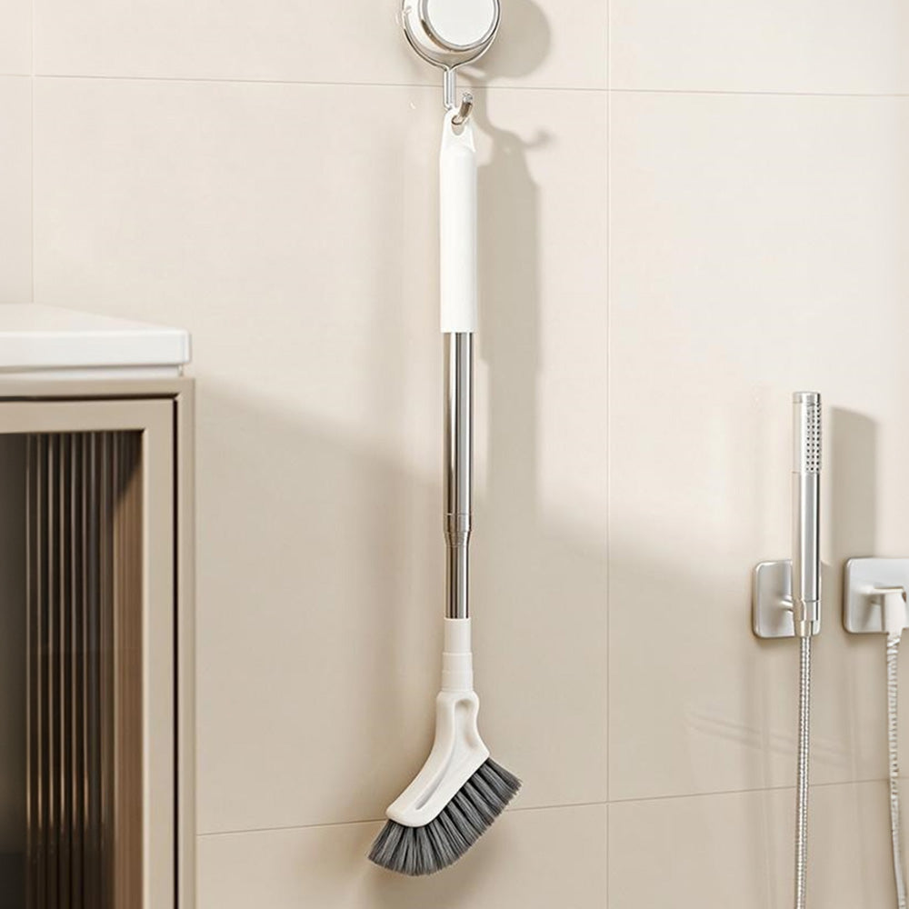 2X Telescopic L-Shaped Crevice Cleaning Brush for Window Toilet and Floor Gaps