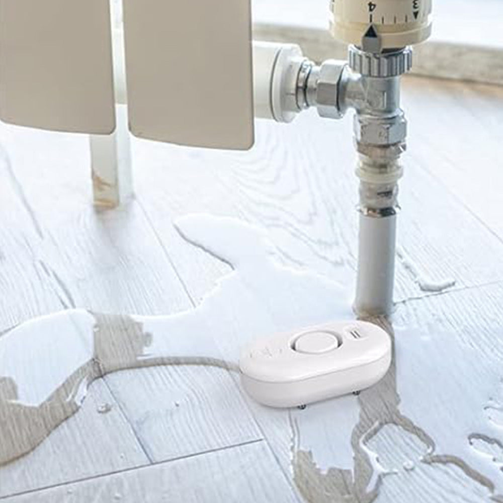 WiFi Water Leak Detector with APP Push 100dB Water Sensor Alarm Leak Detector for Home