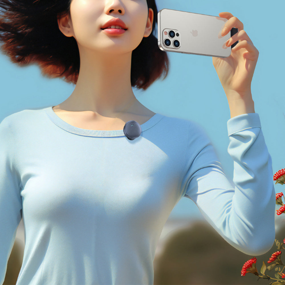 Wireless Lavalier Microphone Mic For Android Phone iPad Vlog Live Stream