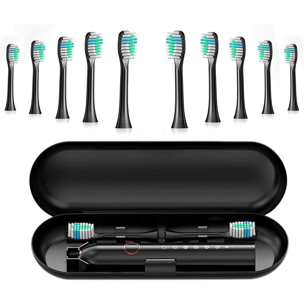 22000 VPM Electric Toothbrush with 10 Brush Heads and 6 Modes Toothbrush Sets