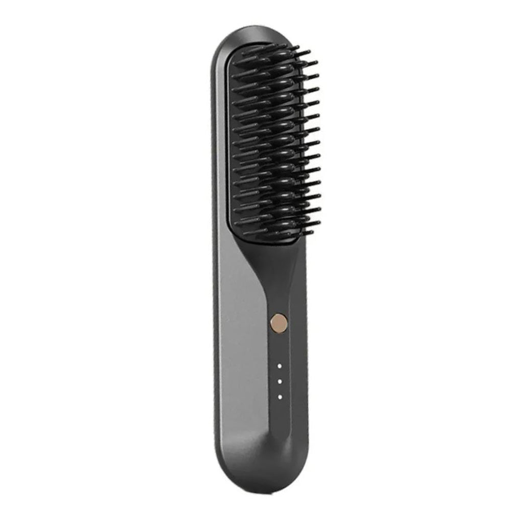 Portable Cordless Negative Ion Heating Hair Straightening Brush