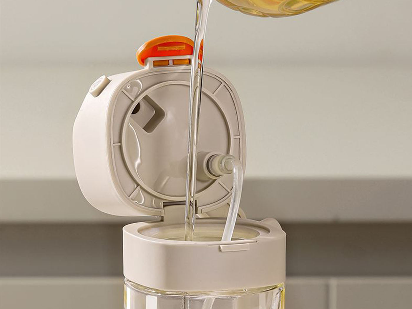 530ml Oil Sprayer Pour Olive Oil Dispenser Glass Spray Bottle Kitchen Oil Mister
