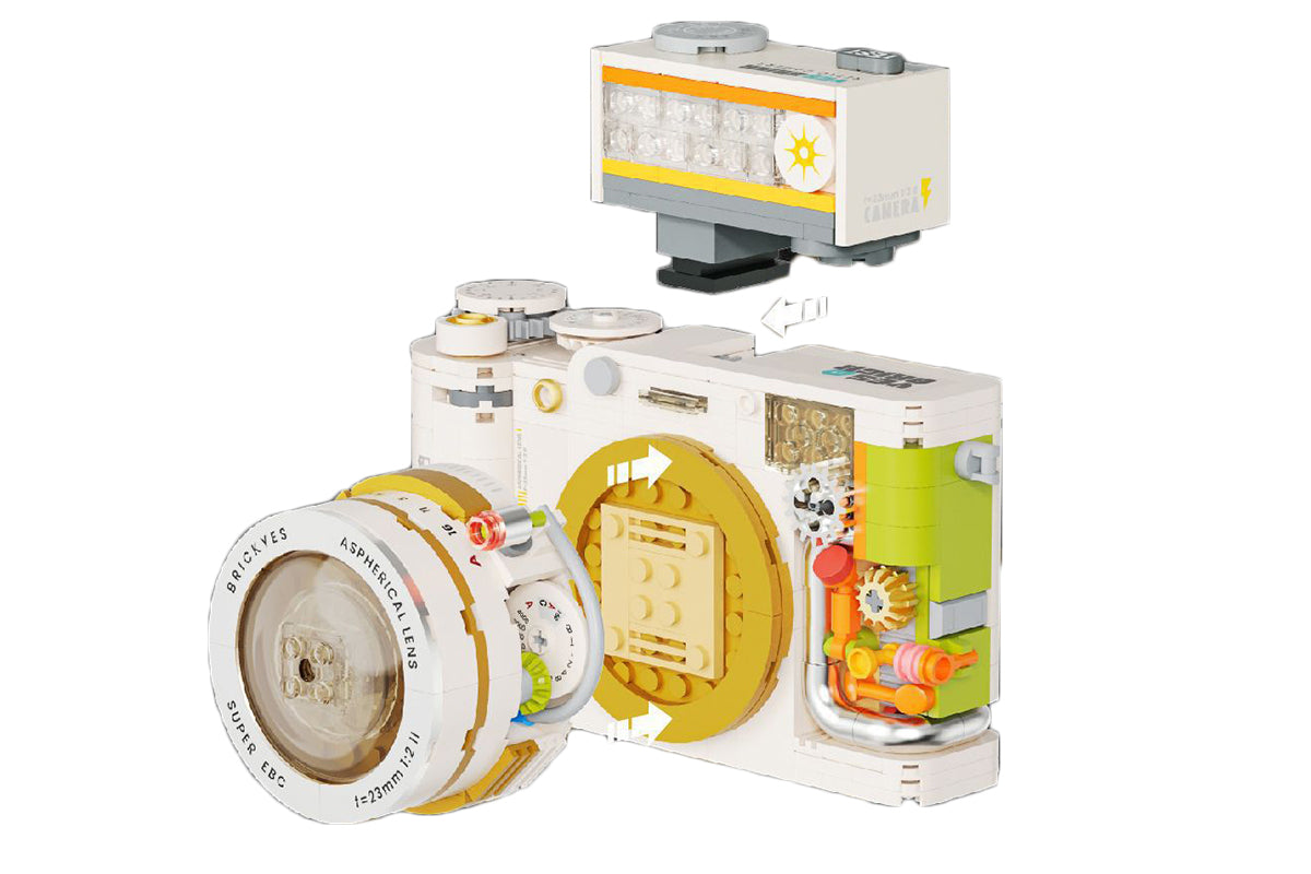 508pcs Cameras Building Blocks Vintage Camera Models Building Set