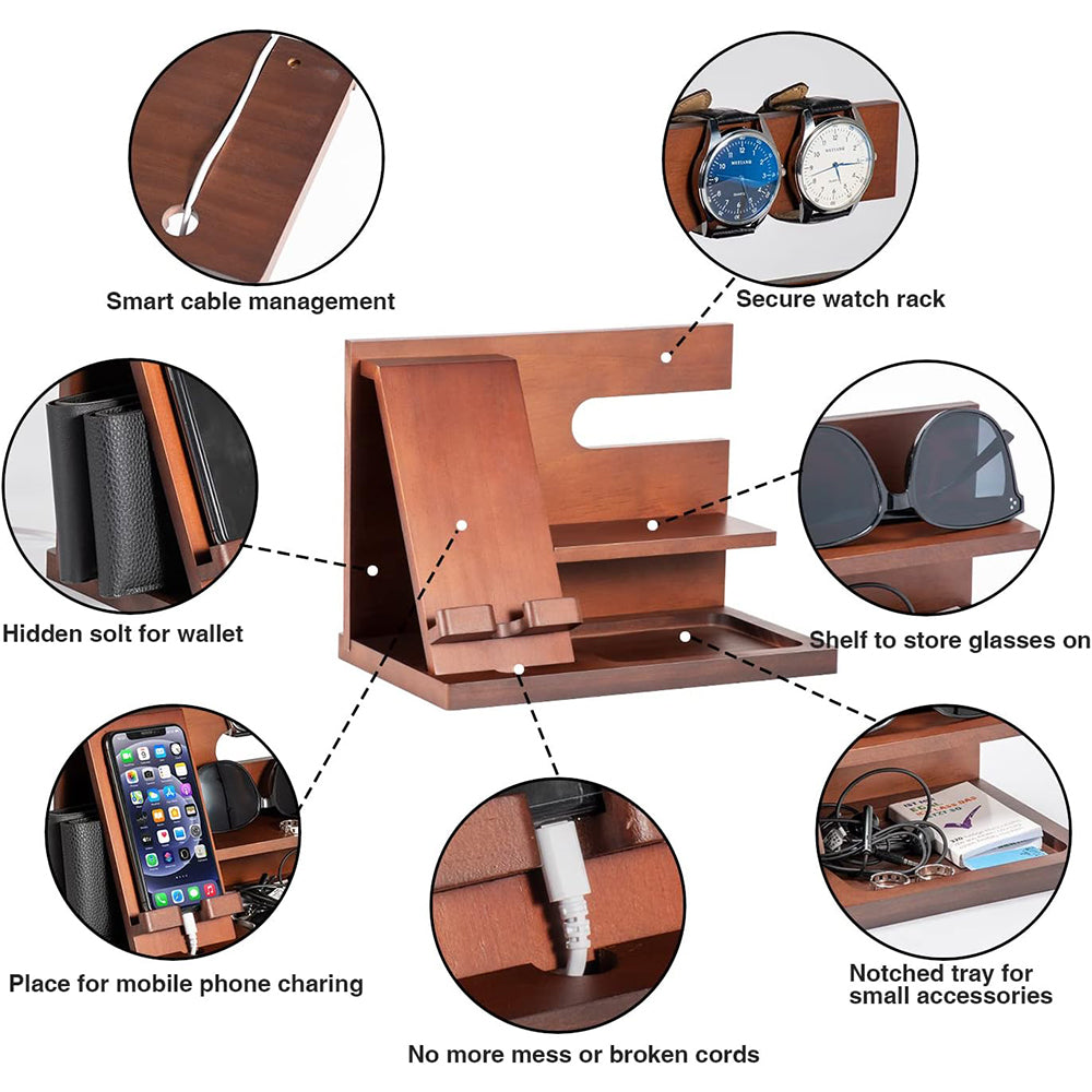 Multifunctional Phone Docking Station Desktop Organiser