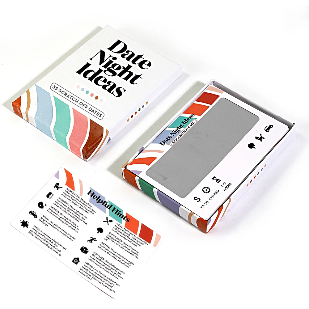 Date Night Ideas Cards Romantic and Funny Scratch off Card Game for Couples