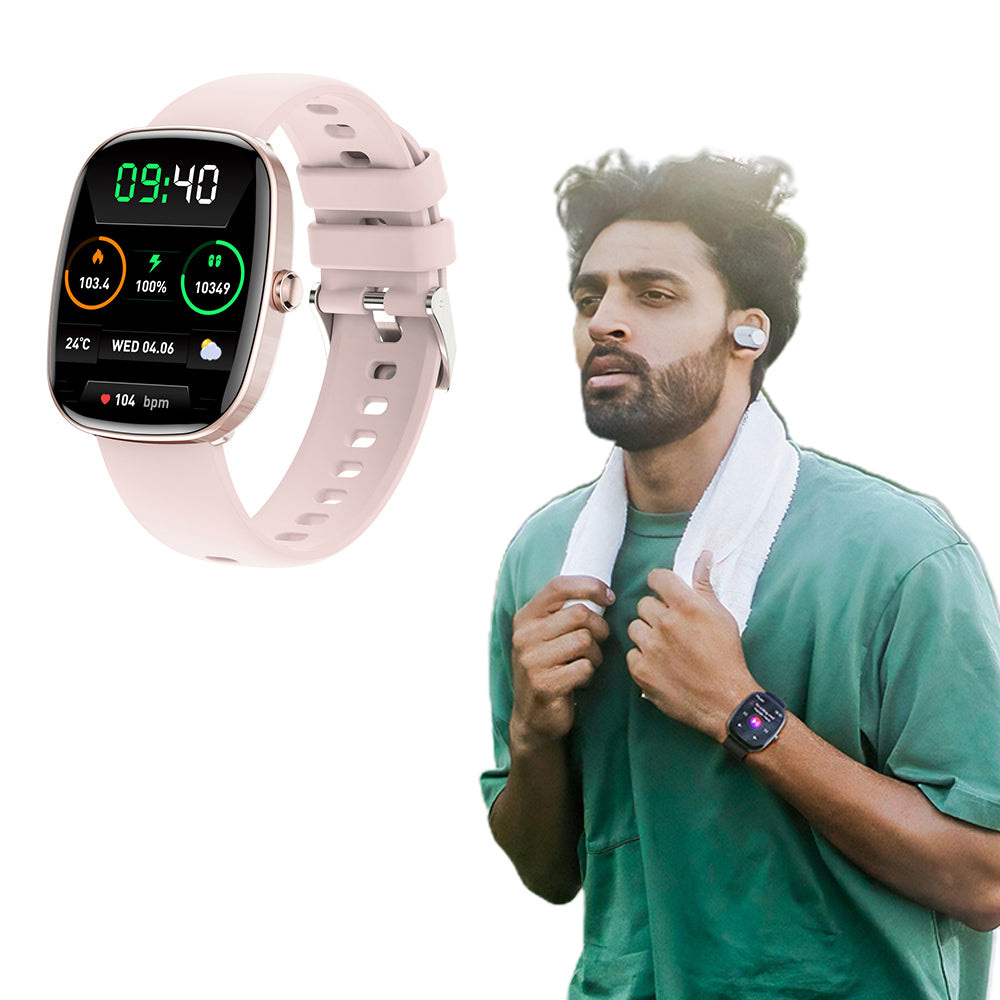 1.83-inch Smart Watch Bluetooth Call Fitness Tracker Heart Rate Blood Pressure Monitor