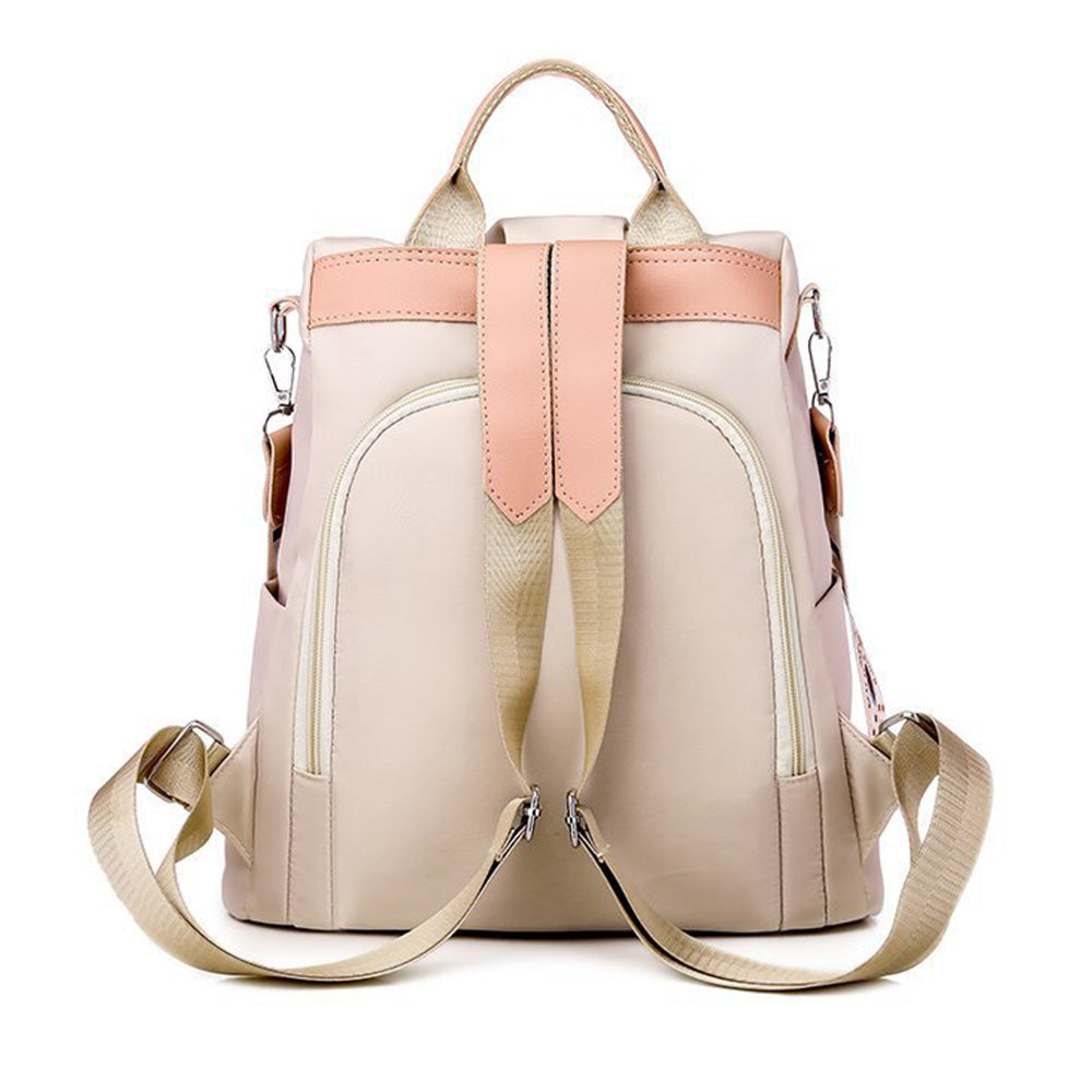 Women's Floral Embroidered Anti Theft Backpack