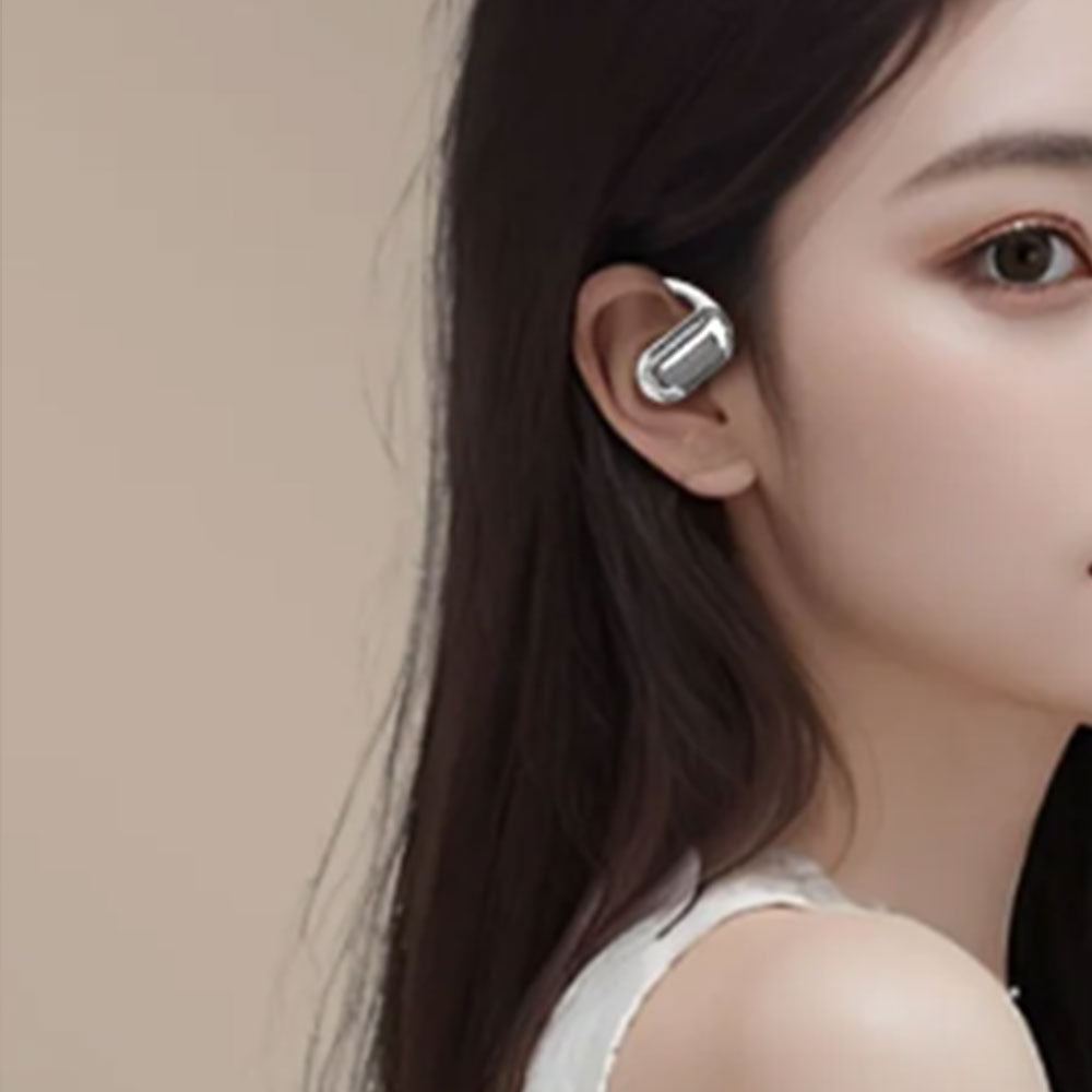 Wireless Open Ear Earbuds With LCD Touchscreen Bluetooth 5.4 Over The Ear Earbuds
