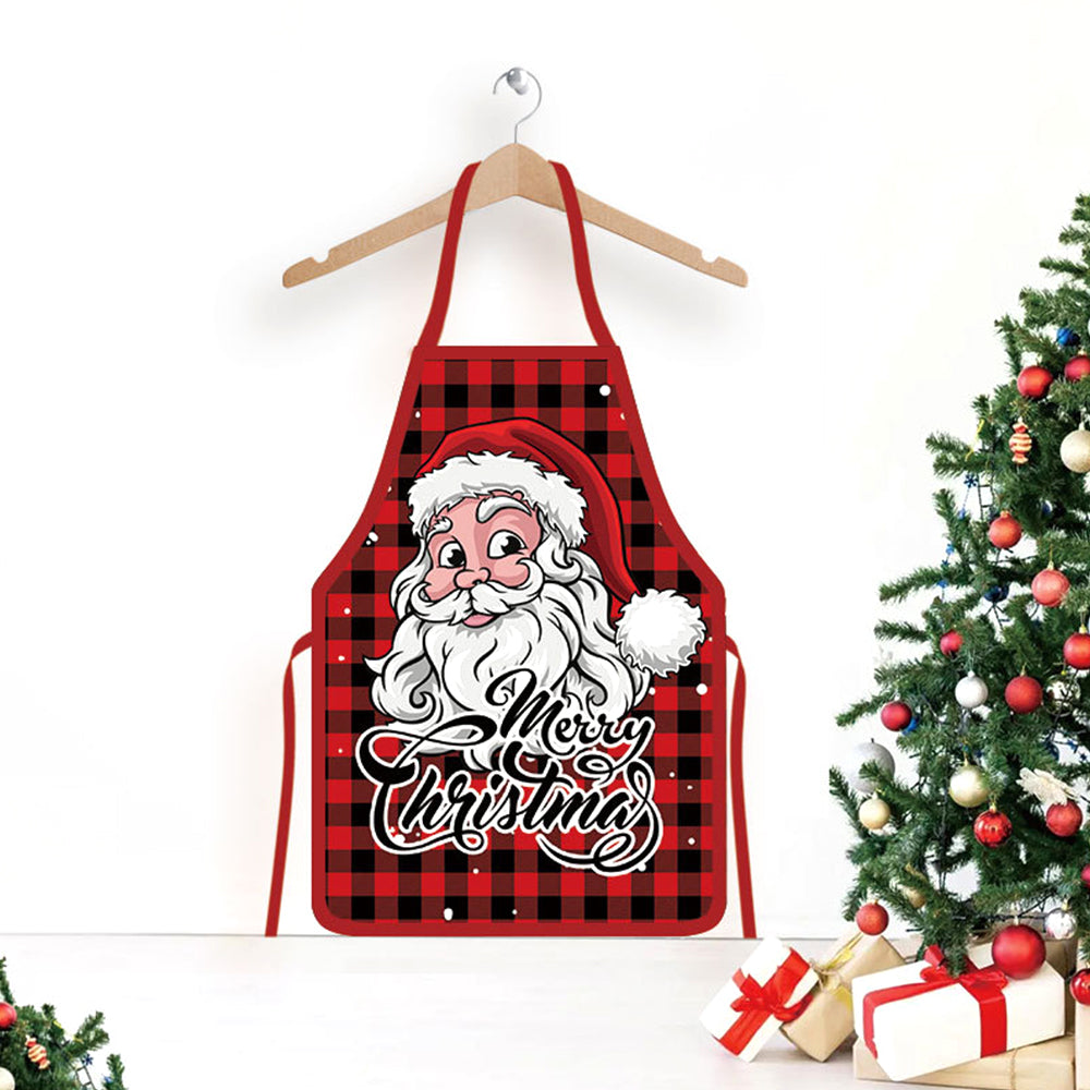 70x50CM Christmas Apron Funny XMAS Cooking Chef Costume