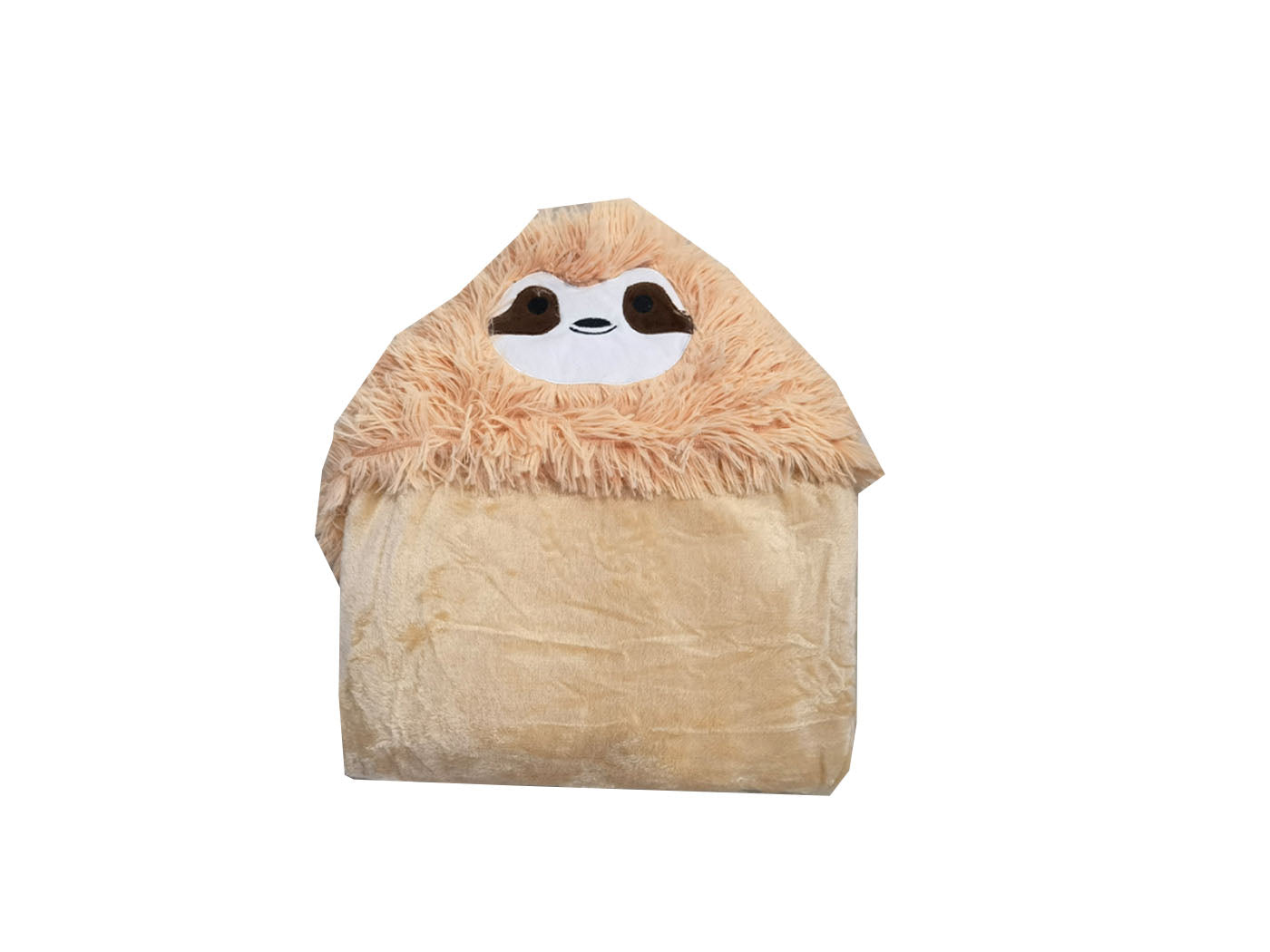 Wearable Fluffy Sloth Hooded Blanket