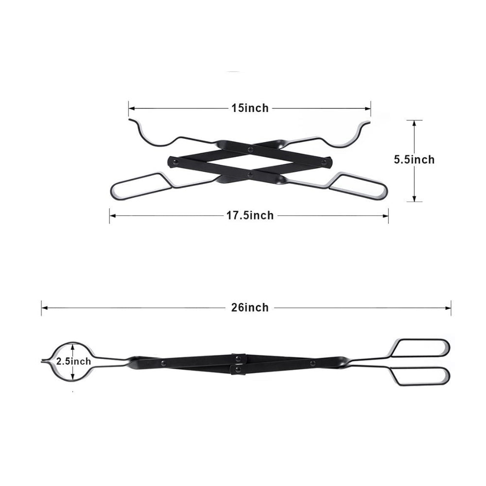 Wood Grabber Fireplace Tool