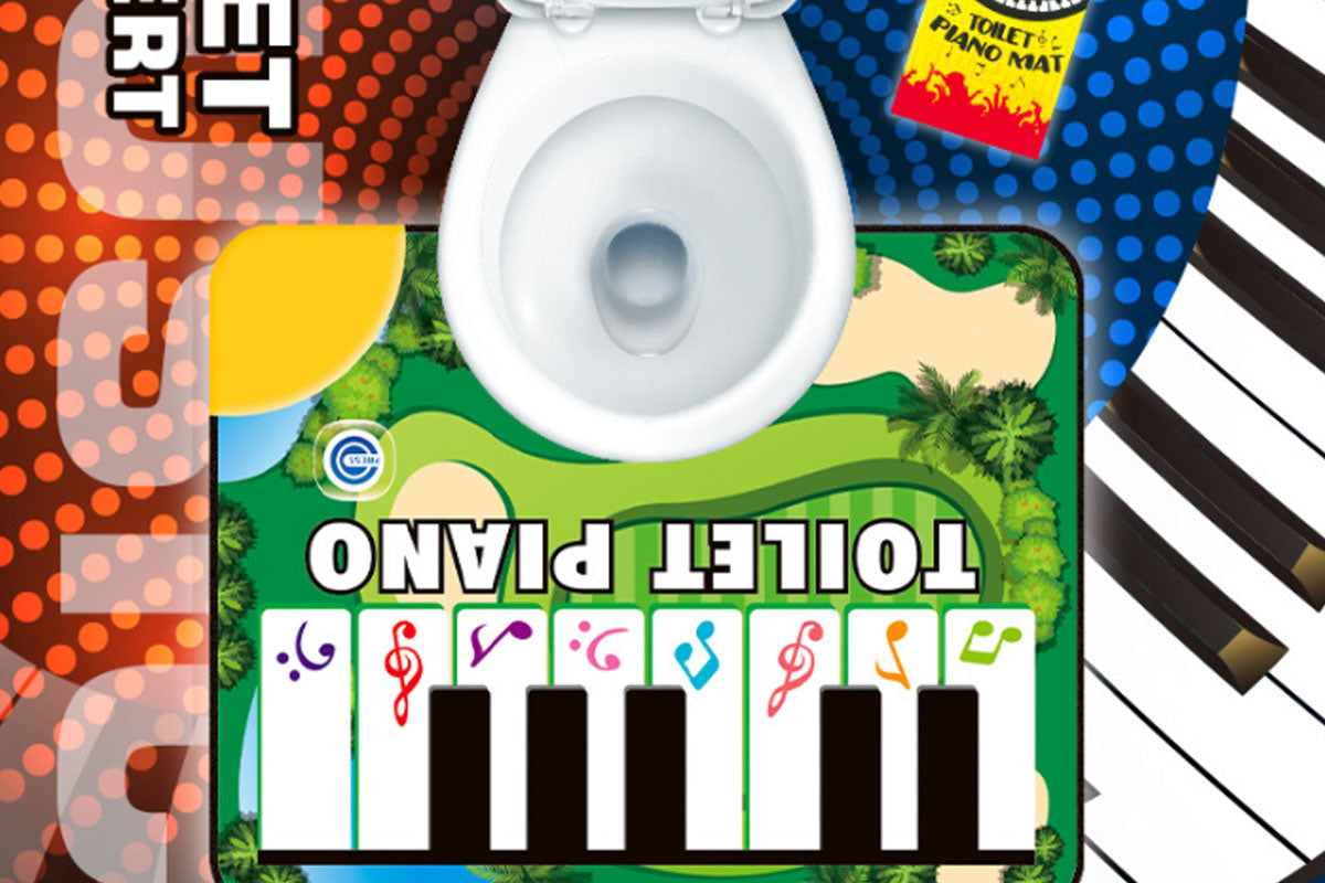 Bathroom Electronic Keyboard Mat - Waterproof Musical Toy for Adults
