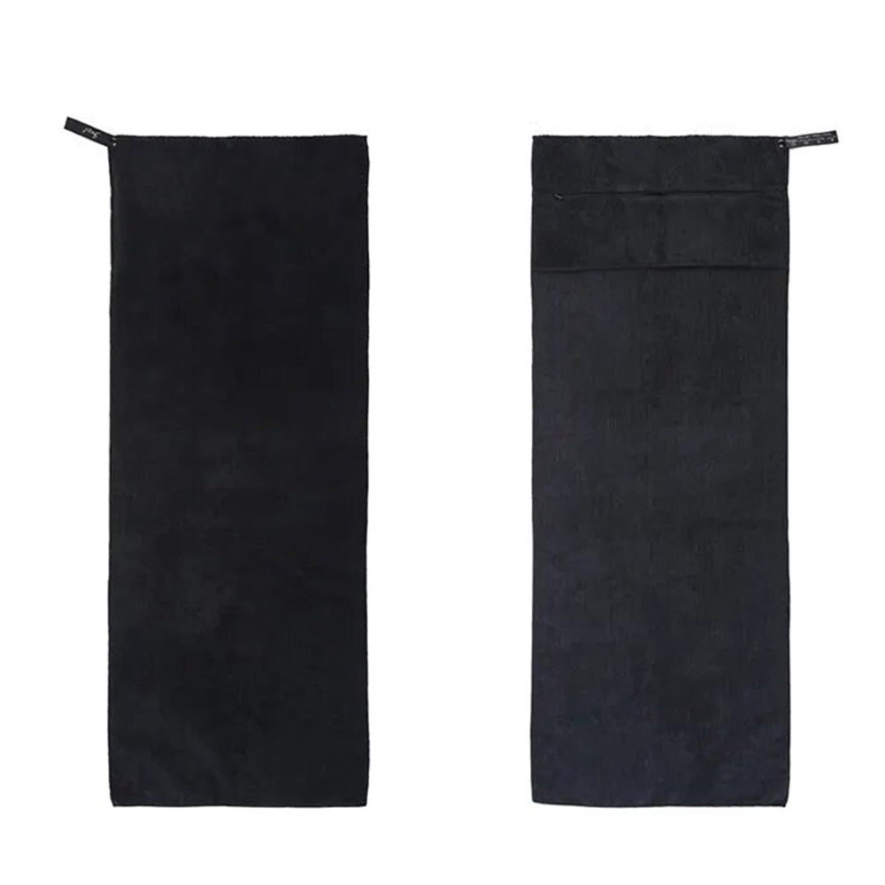 120x50cm Quick Dry Microfibre Gym Towel with Pocket and Silicone Base