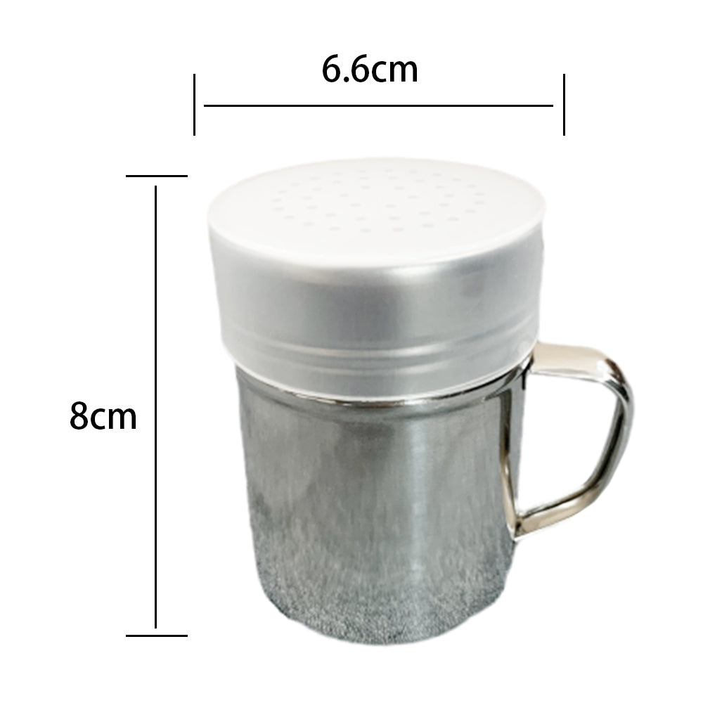 304 Stainless Steel Shaker Spice Bottle with Lid and Handle for Salt Candy And Pepper