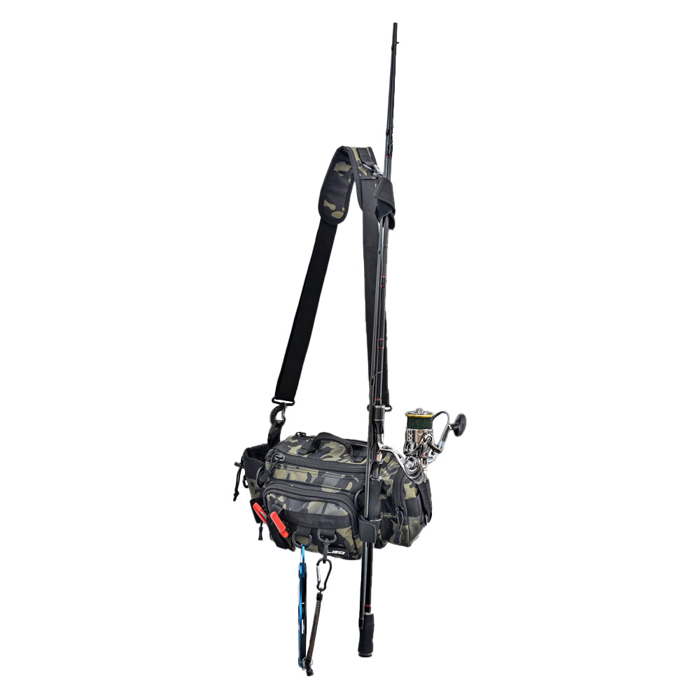 Fishing Tackle Crossbody Bag Waist Pack Fish Lures Gear Bag