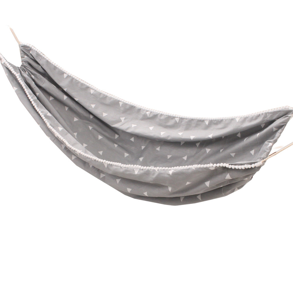 Cotton Kids Hammock Swing Infants Bed Kid Cradle Indoor and Outdoor Hammock Kid Hammock Crib Hanging Seat-Triangles