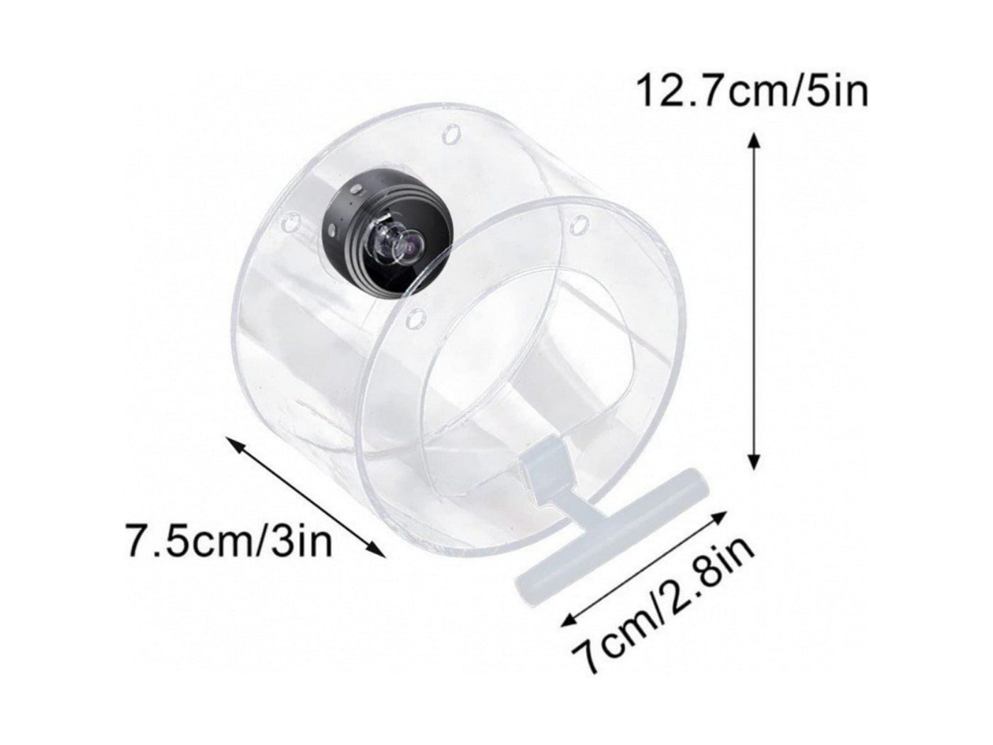 Smart WiFi Bird Feeder with 720P Camera for Real-Time Monitoring