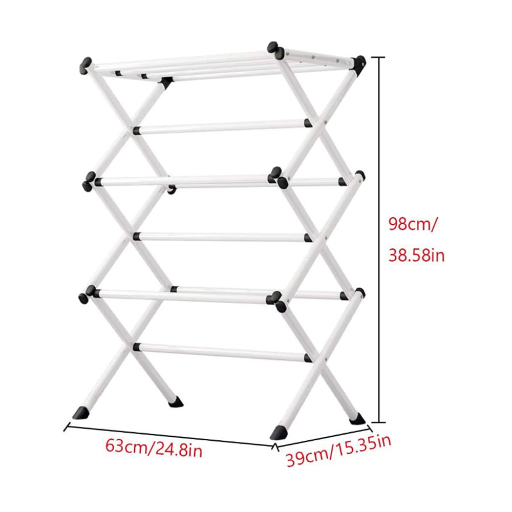 3 Tier Foldable Clothes Drying Rack