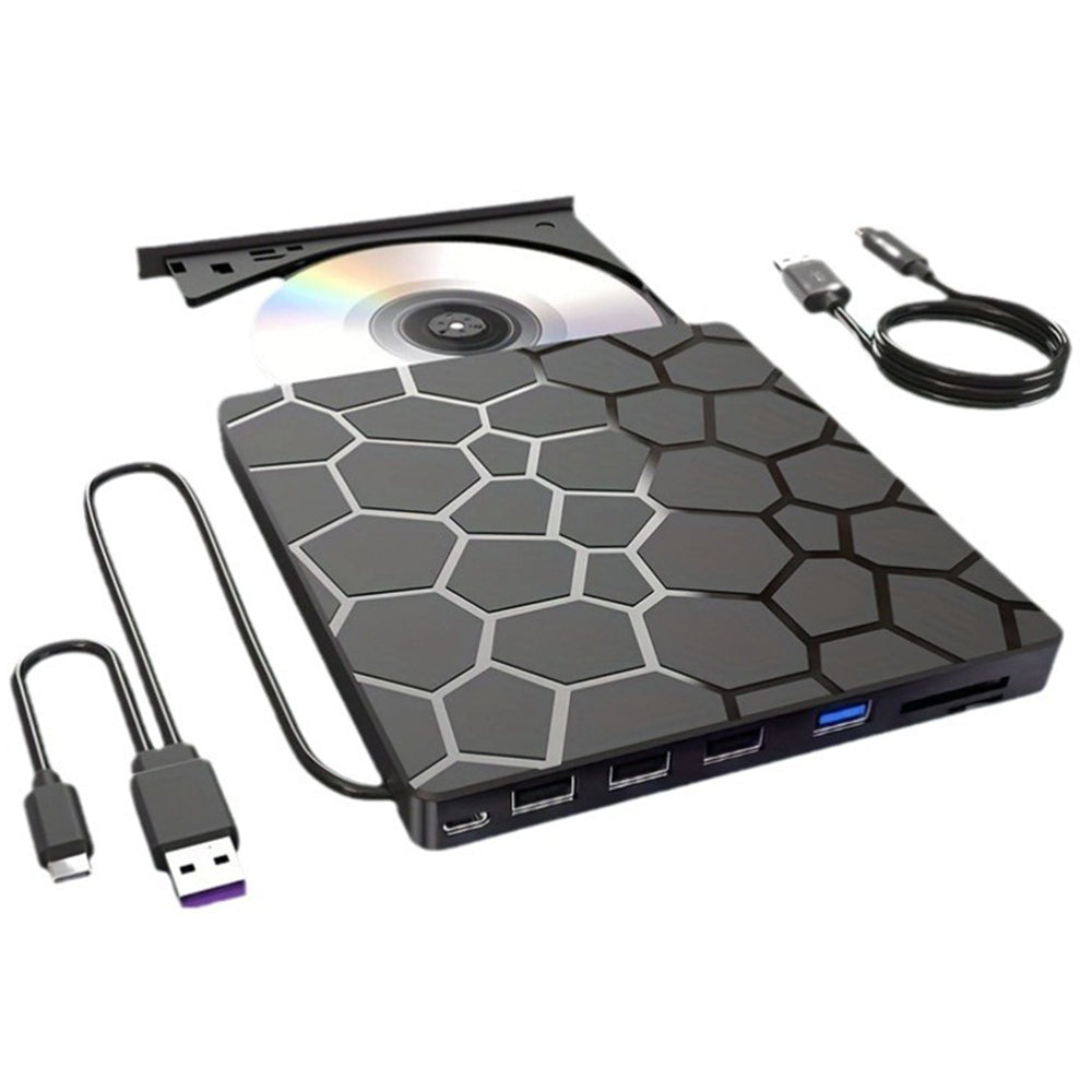 USB3.0 Type-C External DVD Drive Disc Player Burner Reader Writer For PC Laptop