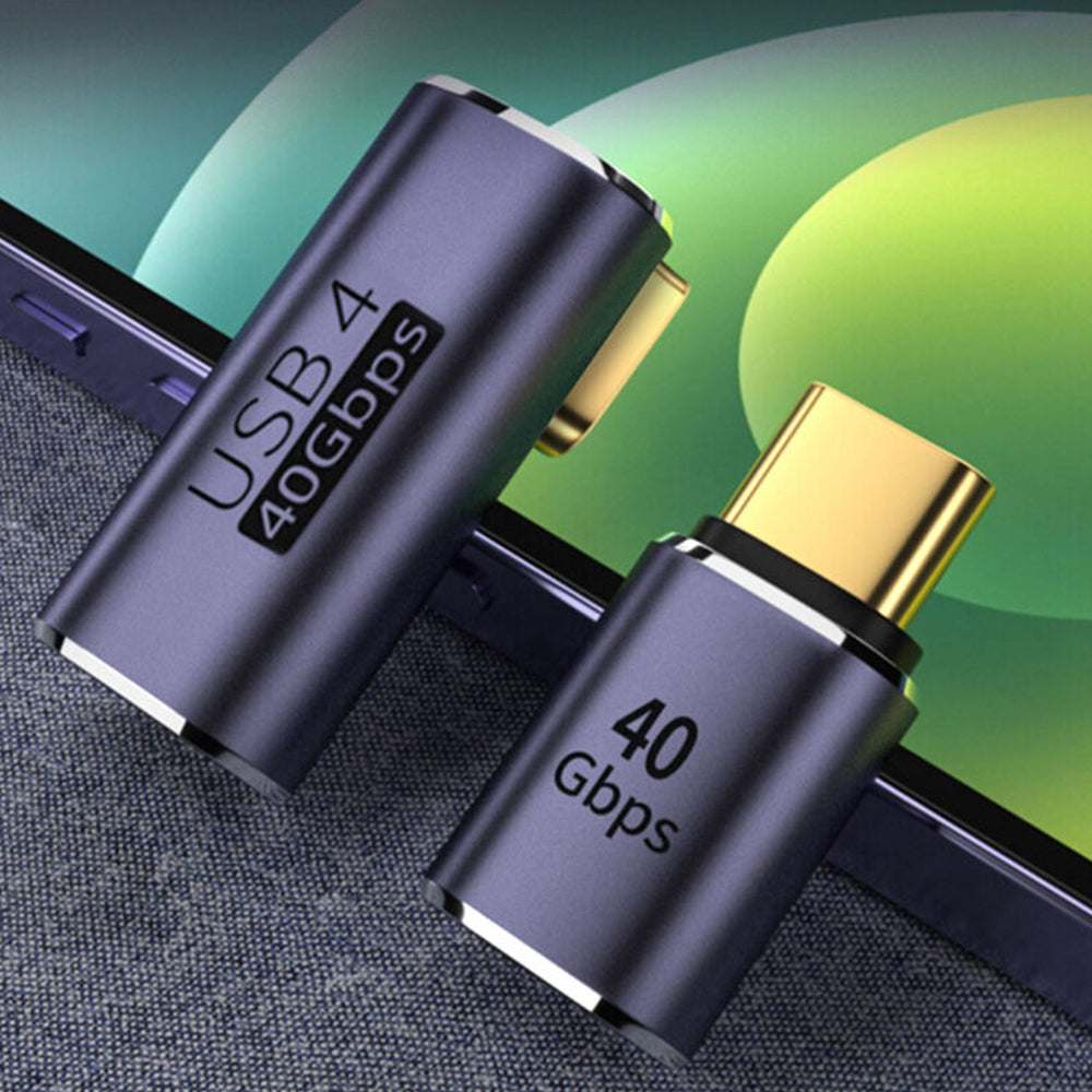 5Pcs 100W USB4.0 40Gbps Type C Male/Female to USB C Female Adapter Extender