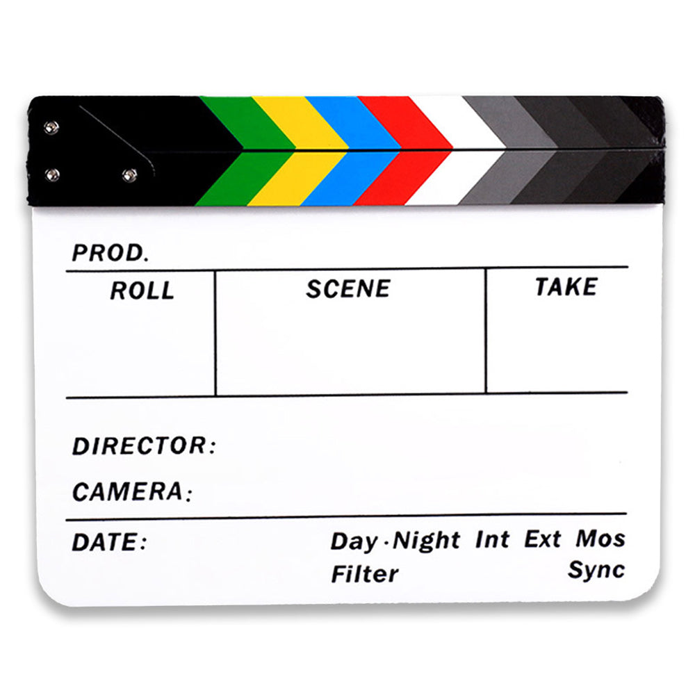 TV Movie Action Scene Clapper Board