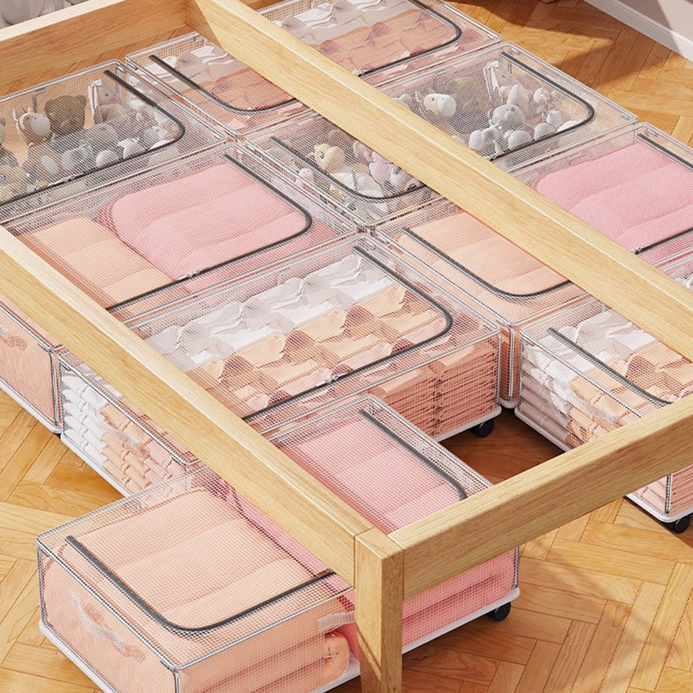 Under Bed Storage Containers With Wheels Under Bed Storage Drawers For Shoes Blankets Clothes