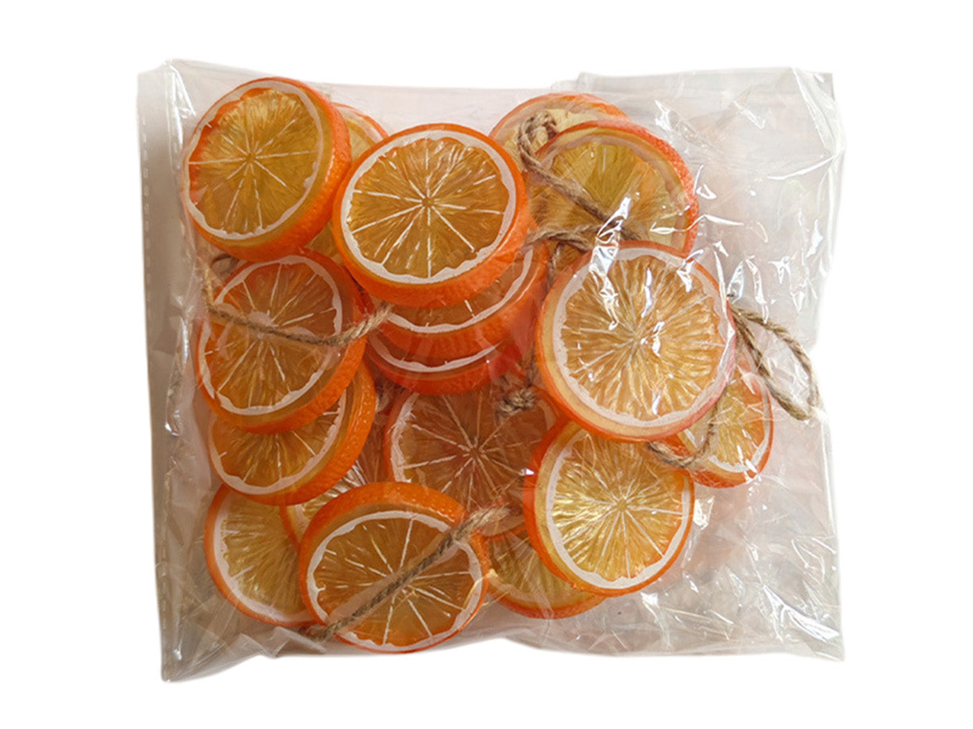 Artificial Dried Orange Slices Garland Christmas Decorations Xmas Tree Decor