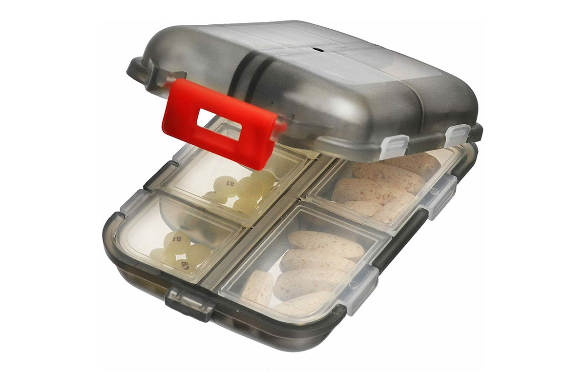 Travel Pill Boxes Pill Organizer 24 Lables 10 Grids Travel Daily Pill Container