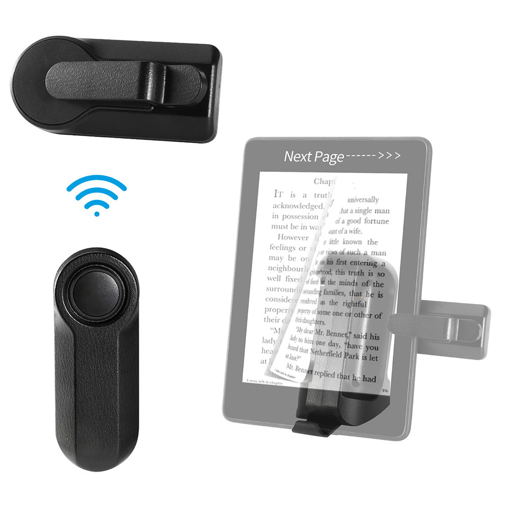 Remote Control Page Turner for Kindle and Stand Accessories for Kindle Reading