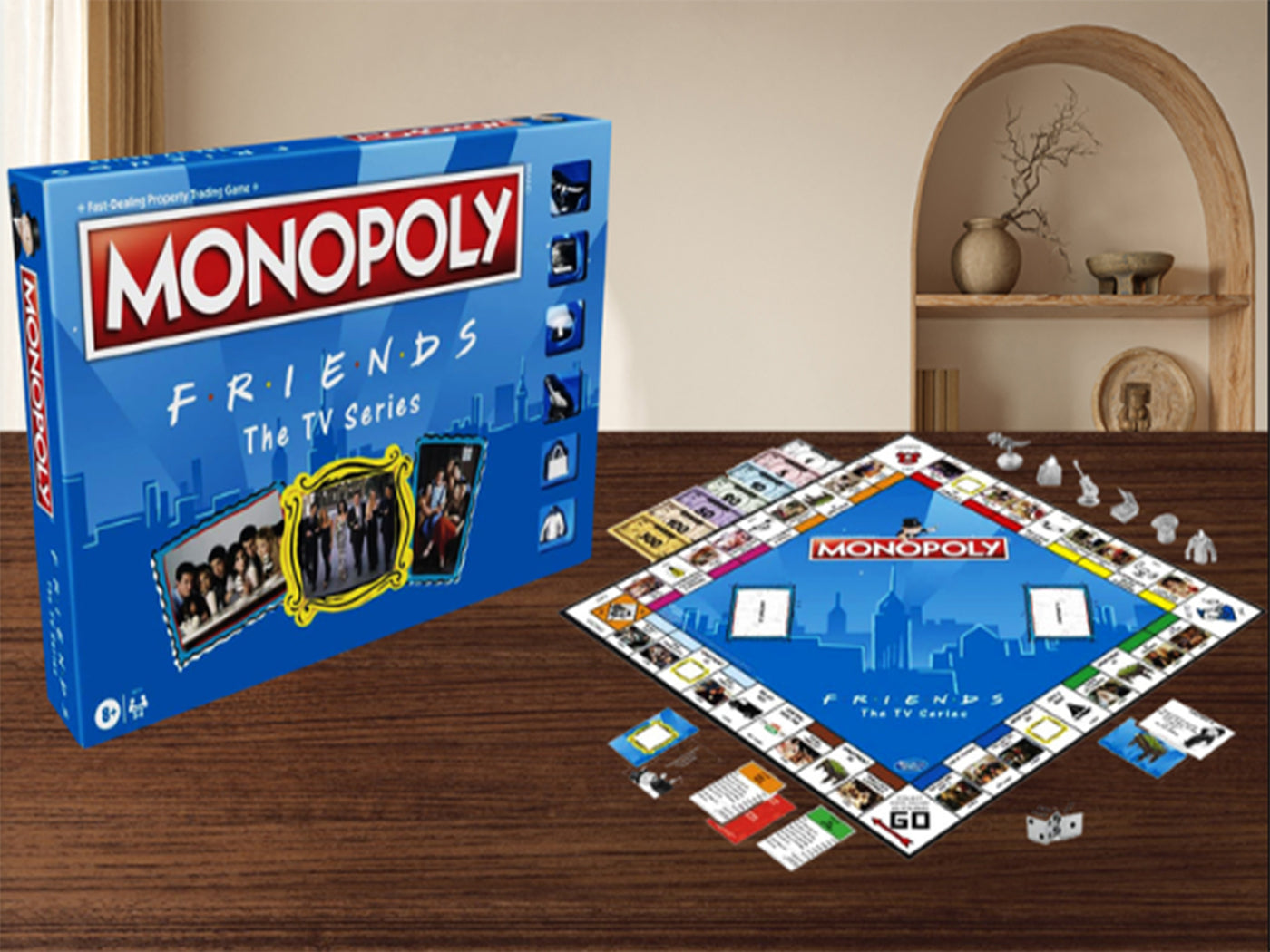 The TV Series Edition Friends Inspired Monopoly Board Game Set