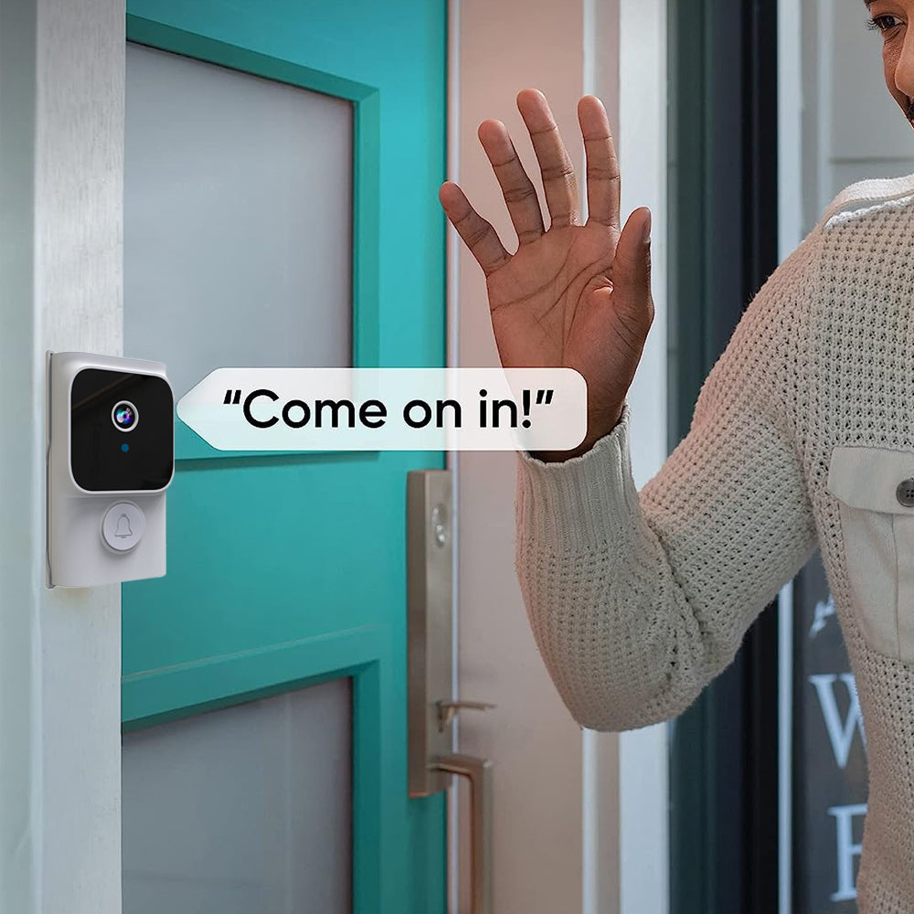Wireless Smart Video Doorbell with Chime