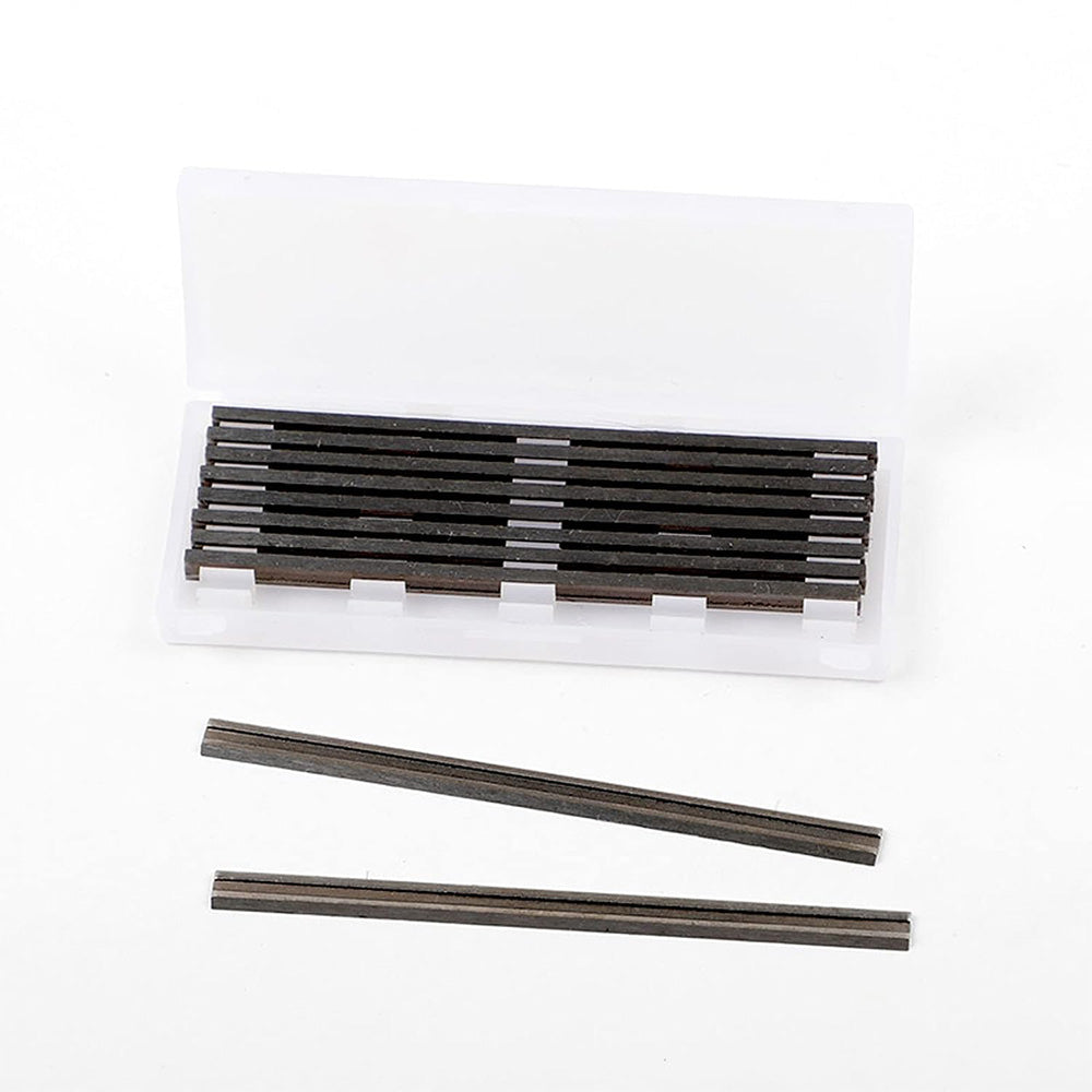 10 Pcs 65MN Steel Planer Blades 82 x 5.5 x 1.1 mm