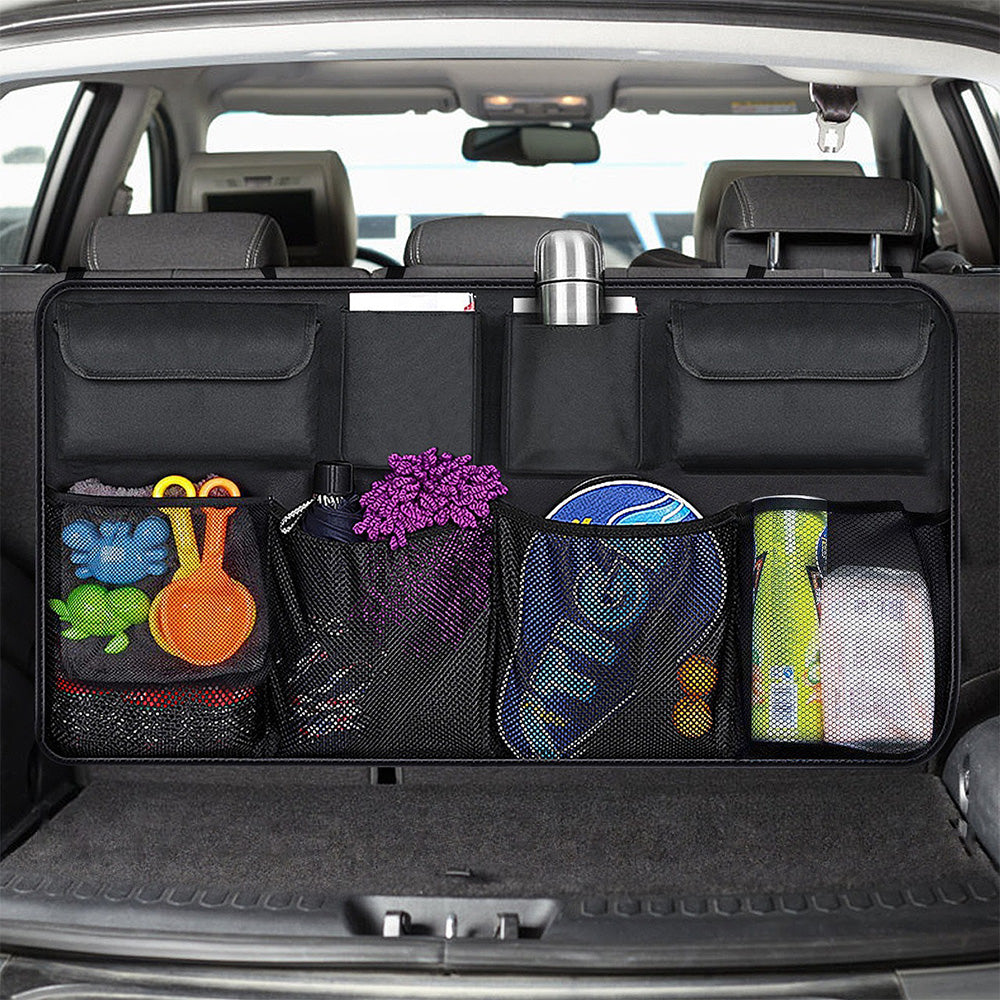 Large Car Boot Organiser tidy Back Seat Storage Bag Hanging Pocket Accessories