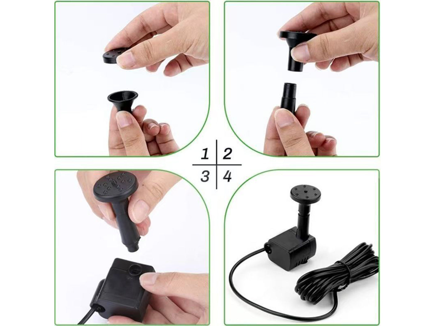 Solar Floating Fountain Pump for Pond and Garden Decoration